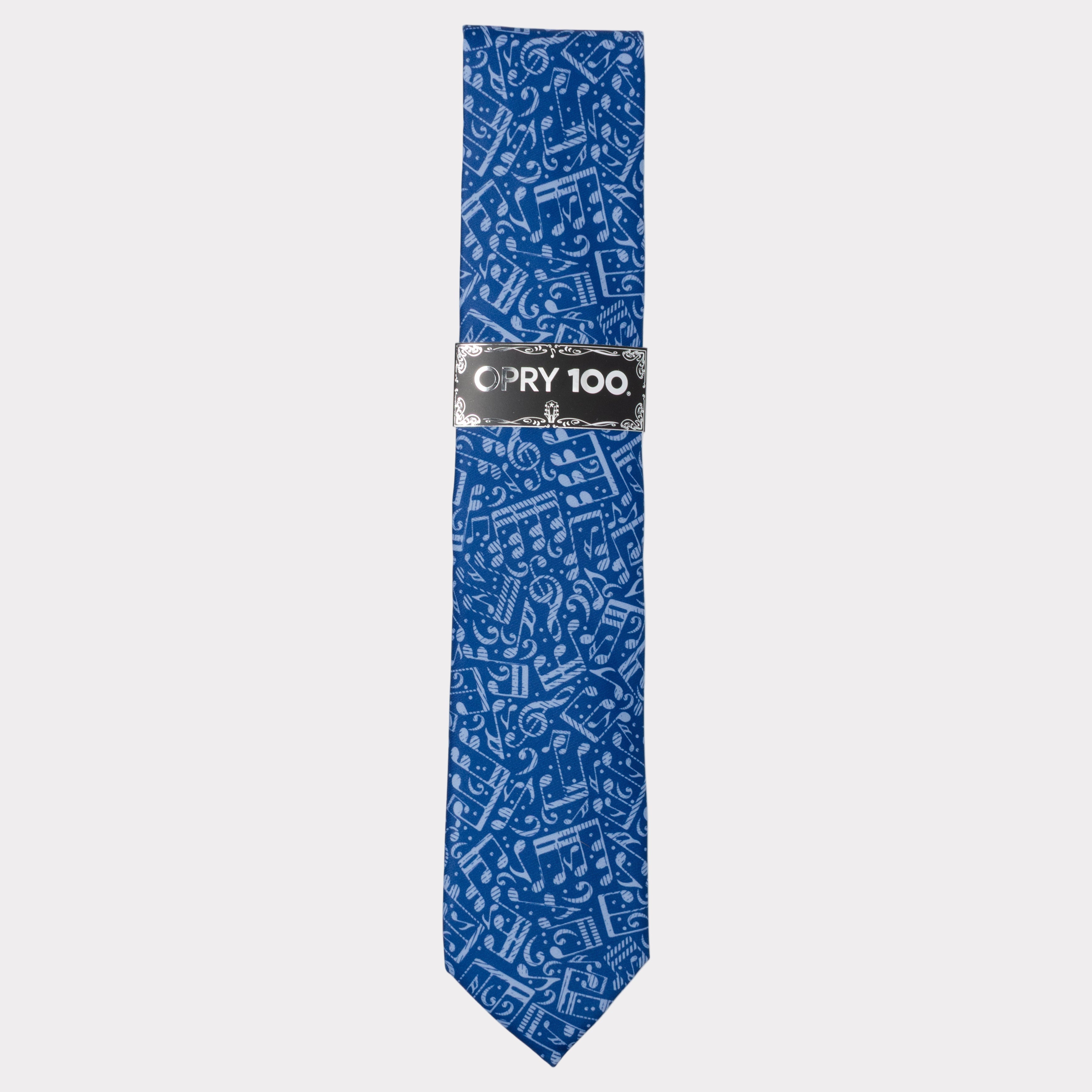 Grand Ole Opry Musical Blue Men's Tie