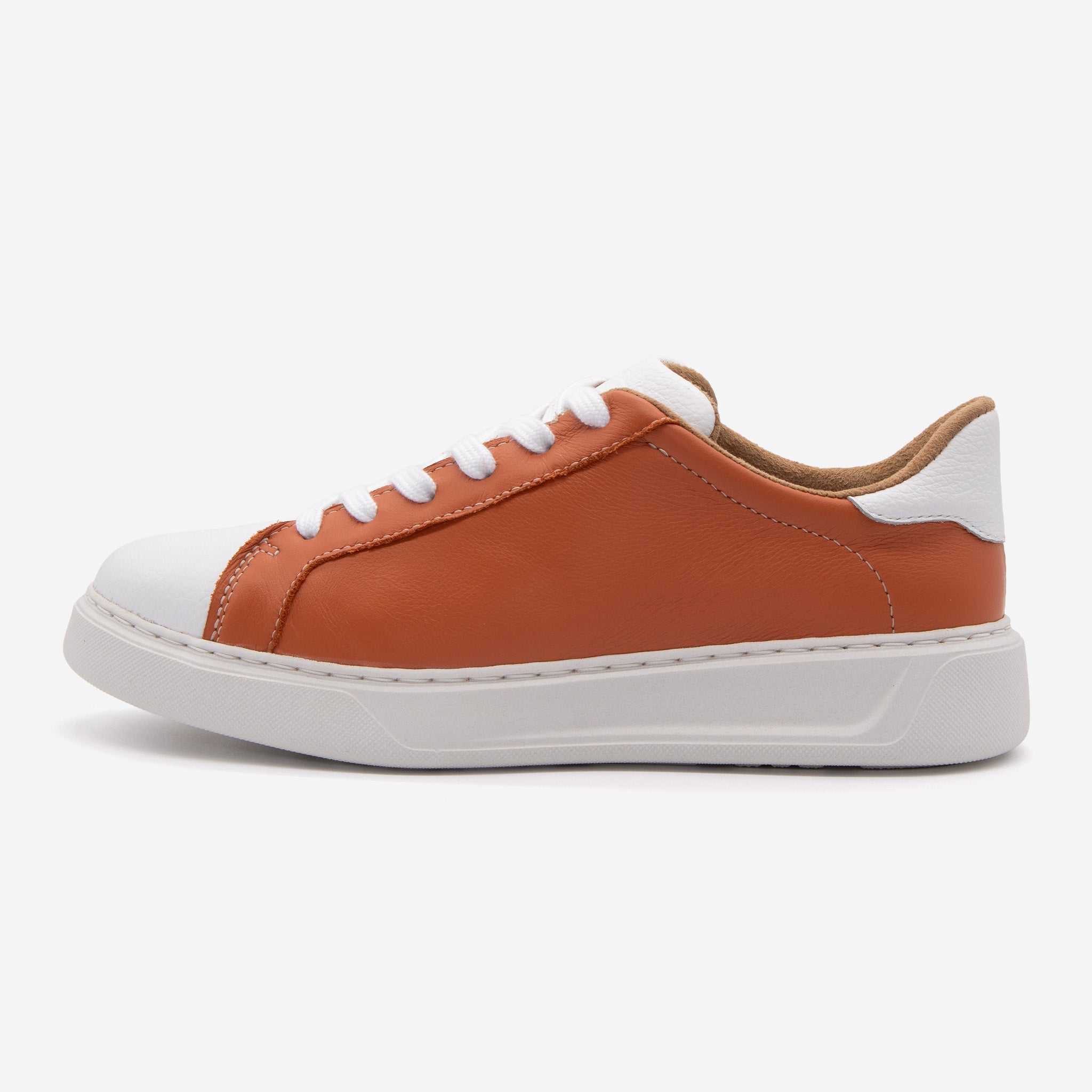 Heritage Gameday Sneaker | Burnt Orange + White
