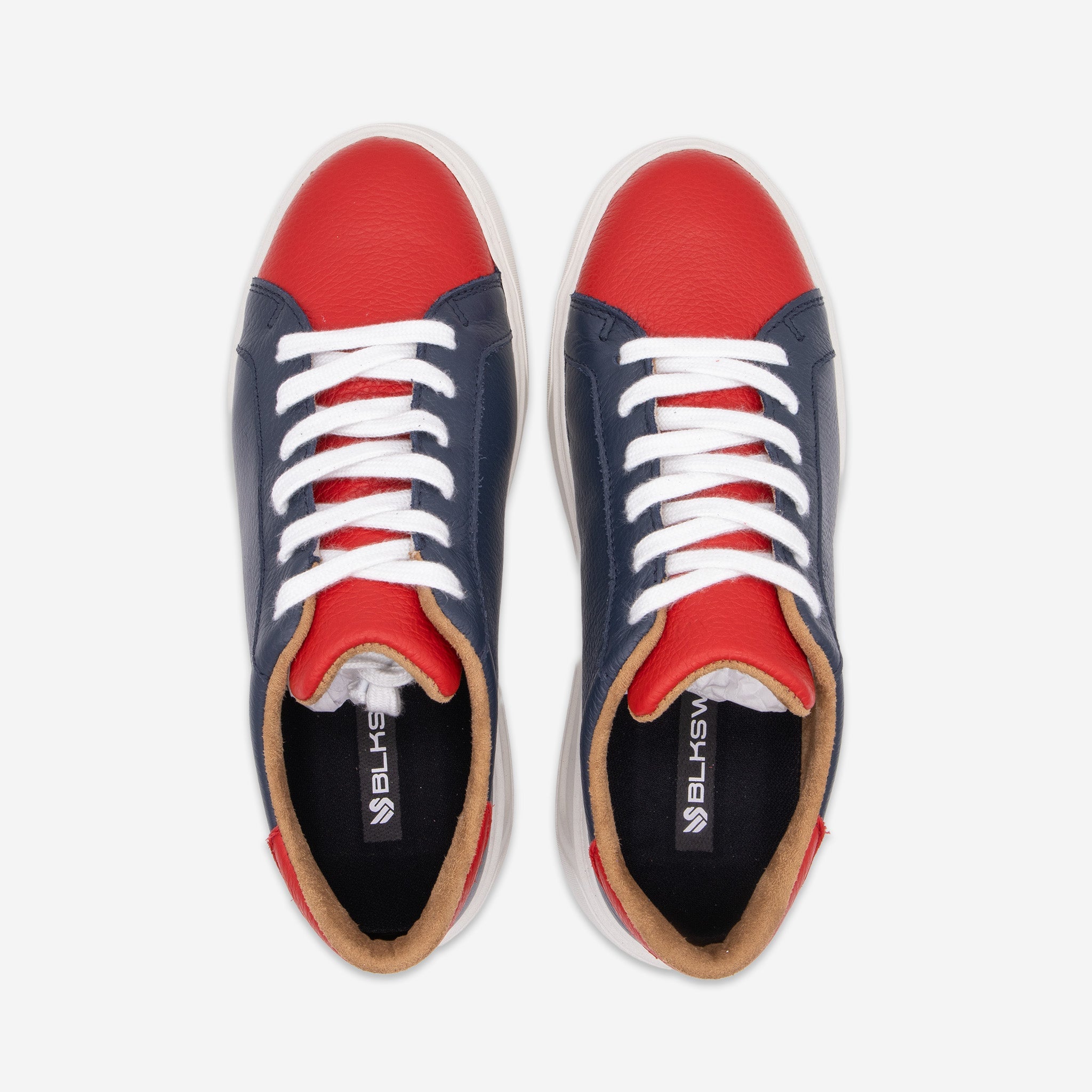 BLKSWN Heritage Gameday Sneaker | Navy + Red