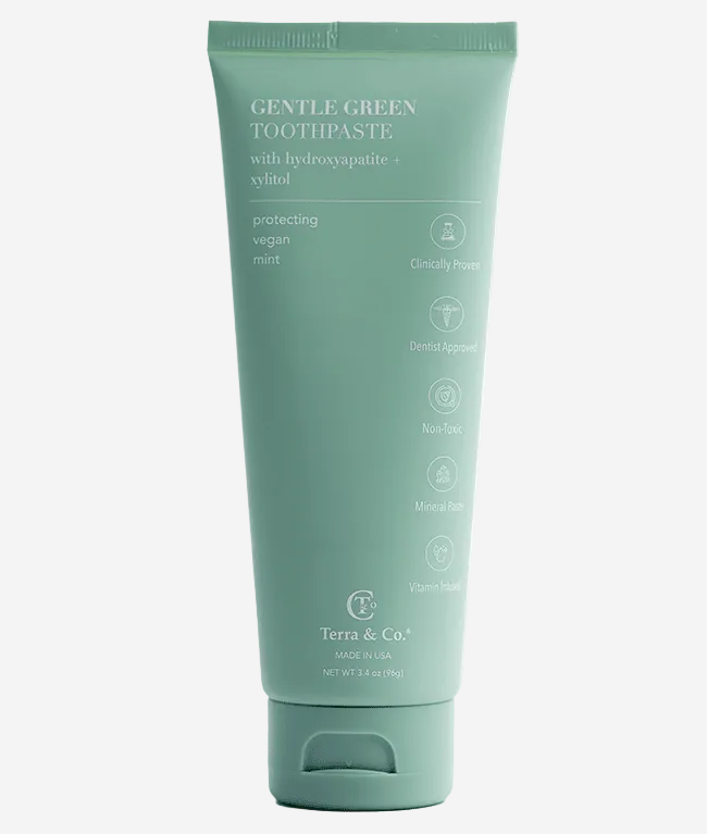 Gentle Green™ Sensitive Toothpaste with Hydroxyapatite & B12
