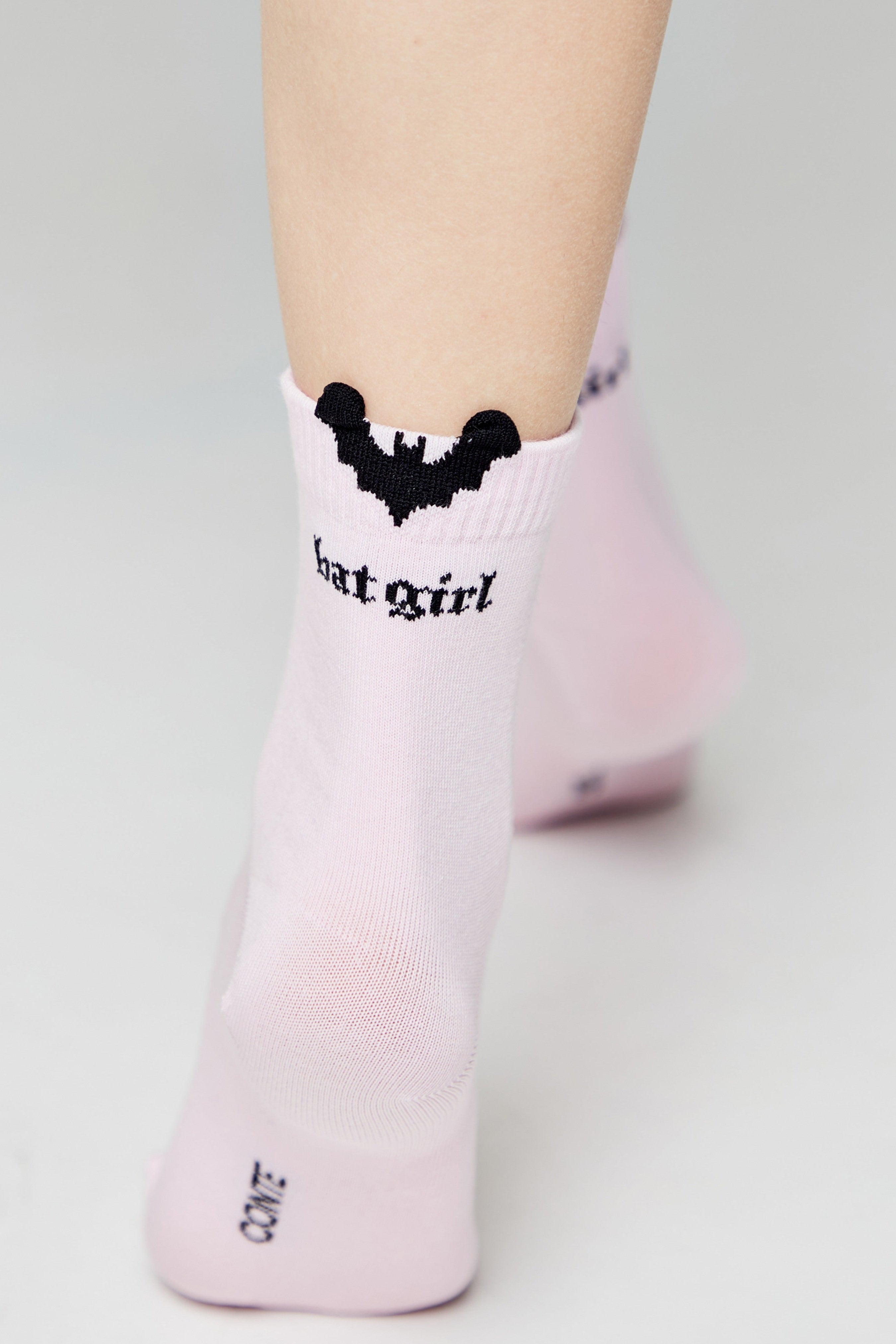 Conte Classic Cotton Socks 245 | Picot "Batgirl"