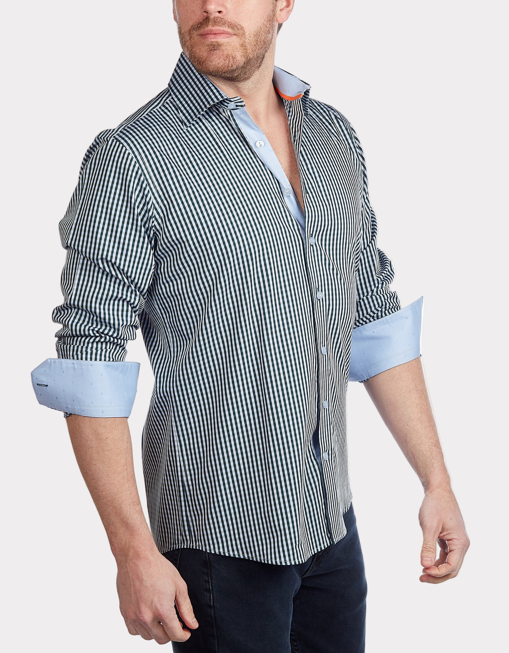 Green Signature Shirt | Contemporary Fit