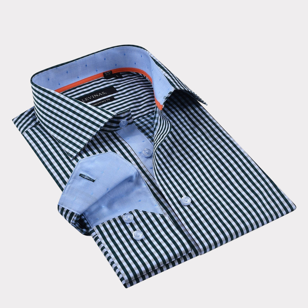 Green Signature Shirt | Contemporary Fit