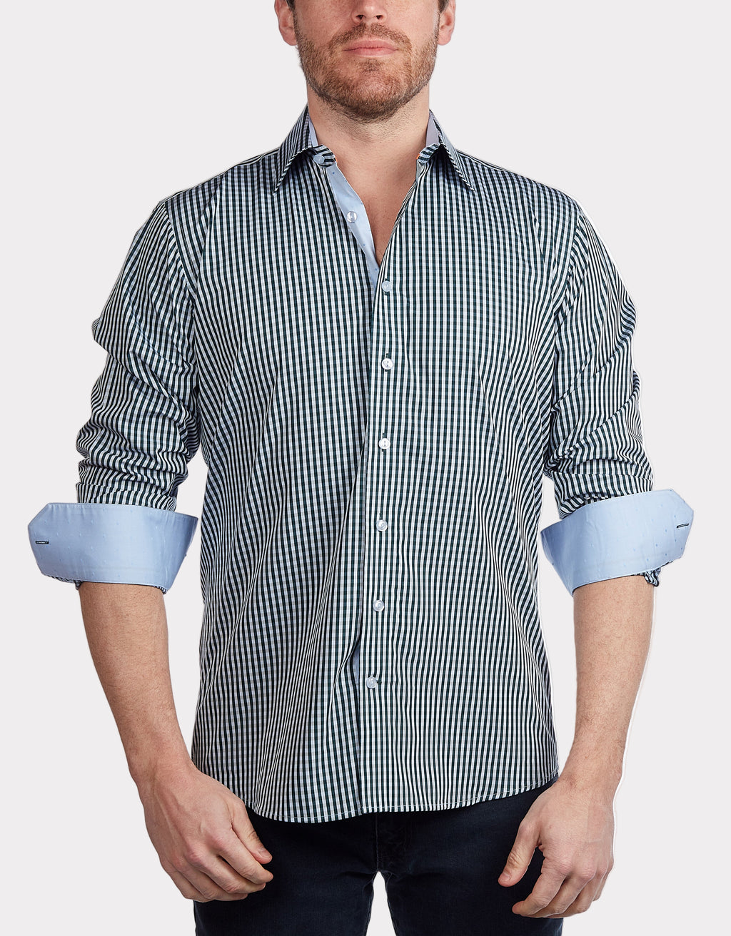 Green Signature Shirt | Contemporary Fit