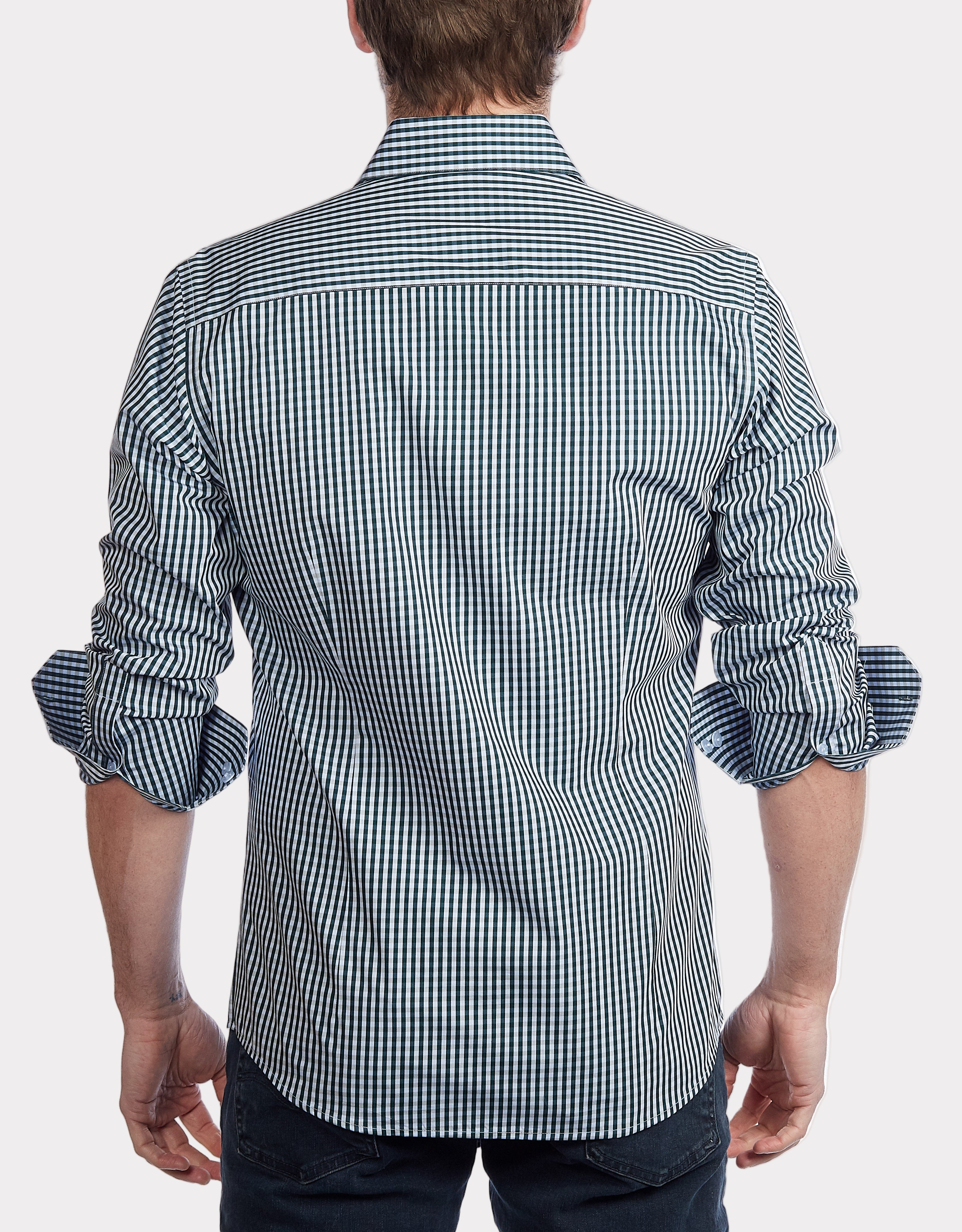 Green Signature Shirt | Contemporary Fit