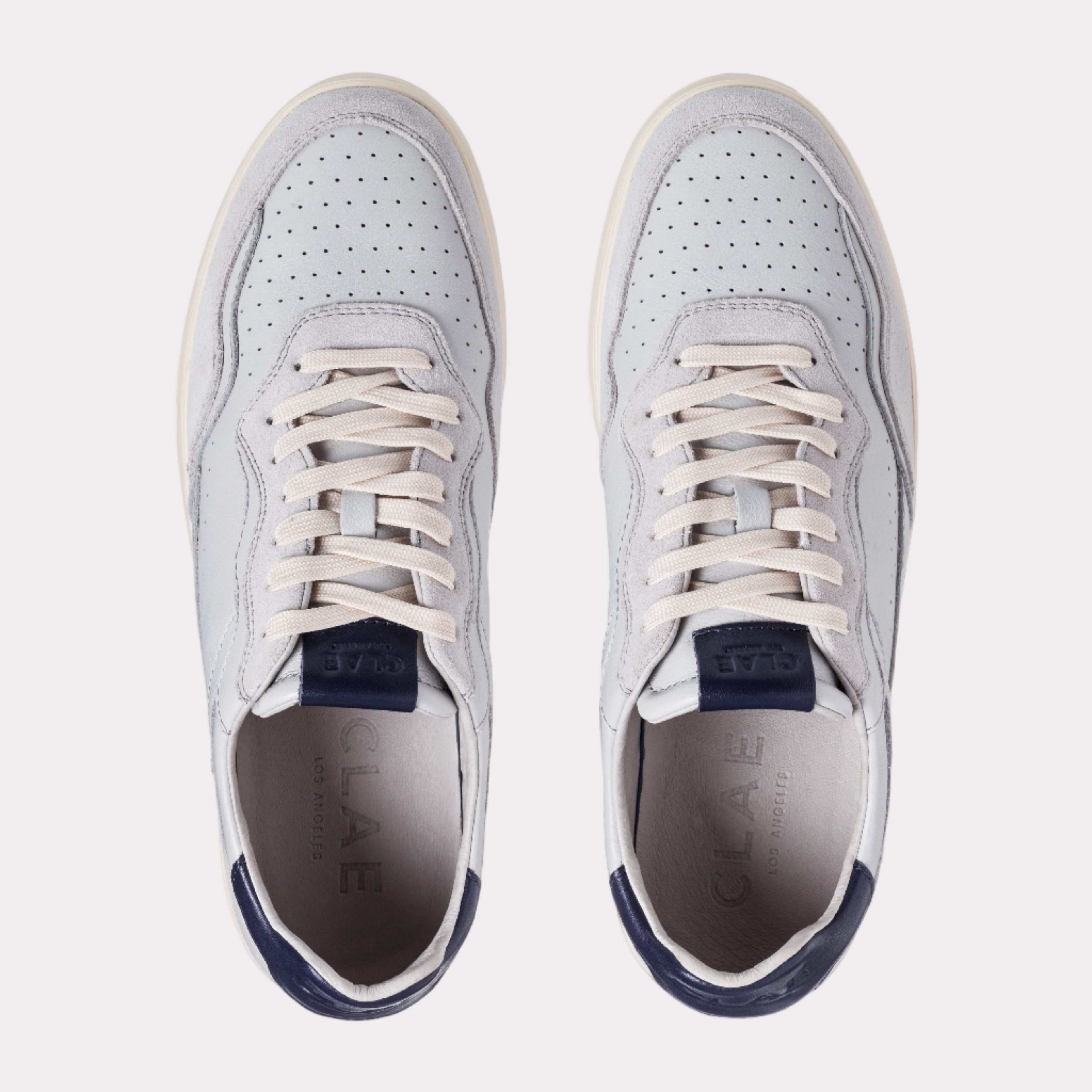 HAYWOOD Sneaker | Light Grey & Navy