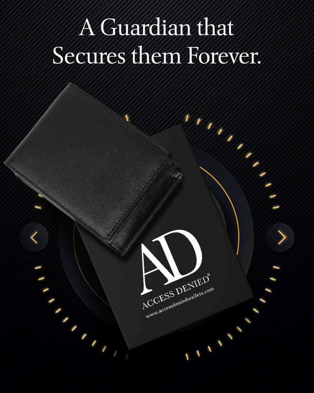 Trifold Wallet with Removable Money Clip