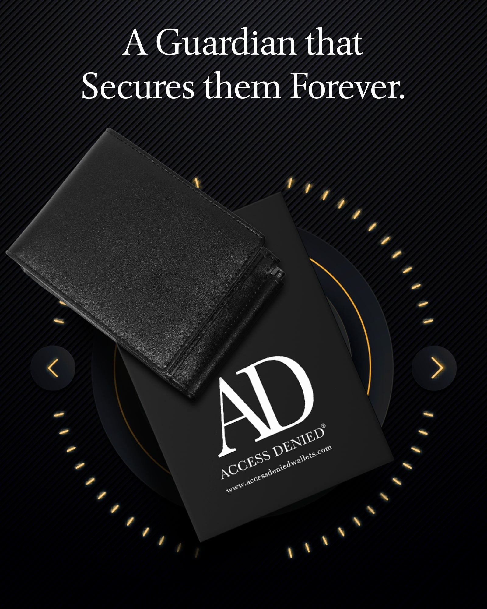 Trifold Wallet with Removable Money Clip