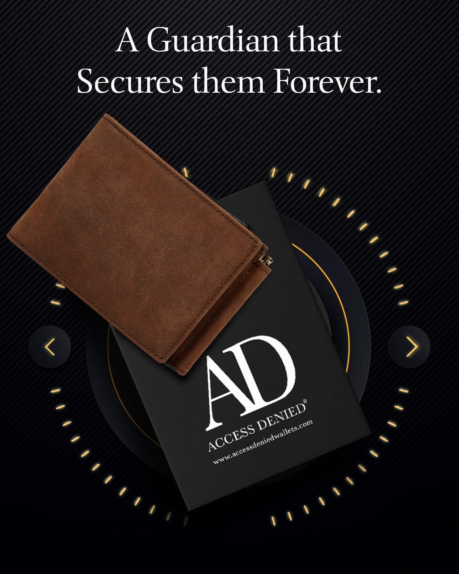 Trifold Wallet with Removable Money Clip