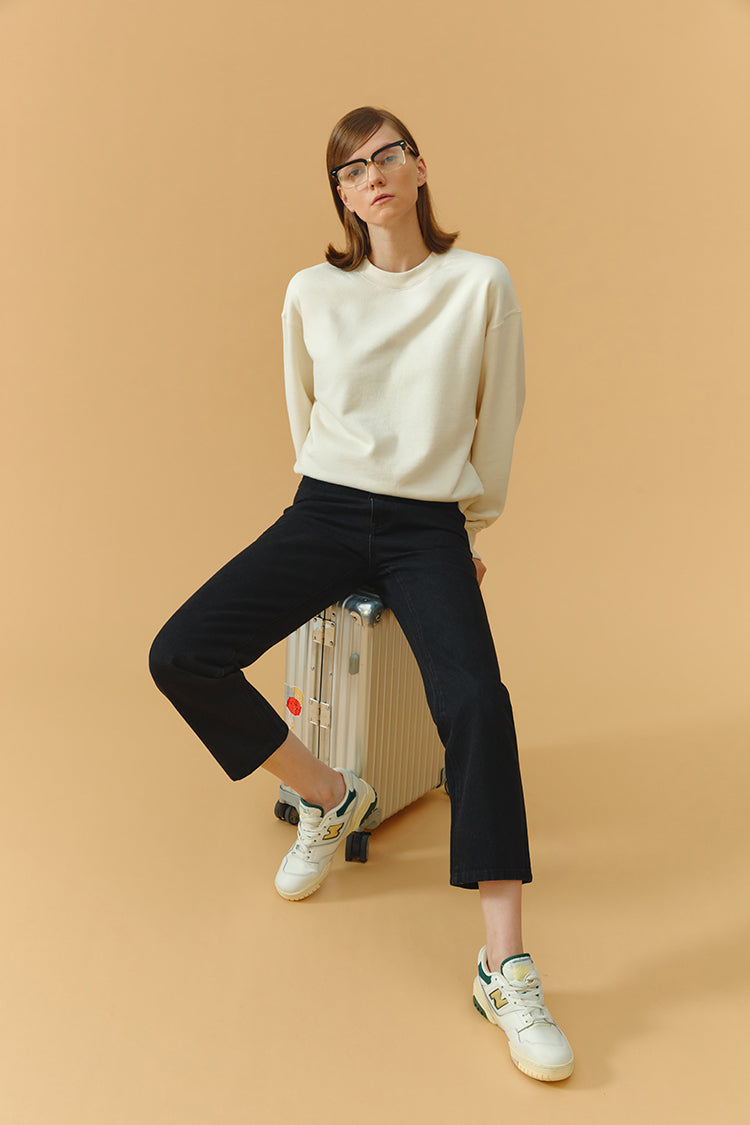 Chelsea High Rise Straight Crop Jeans | HJ005