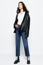 Manhattan High Rise Straight Ankle Jeans | HJ160