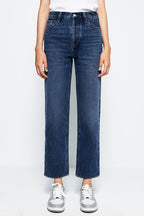 Manhattan High Rise Straight Ankle Jeans | HJ160