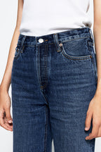 Manhattan High Rise Straight Ankle Jeans | HJ160