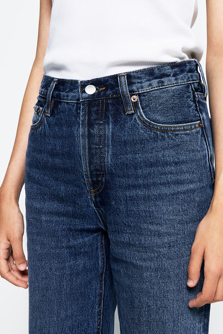Manhattan High Rise Straight Ankle Jeans | HJ160