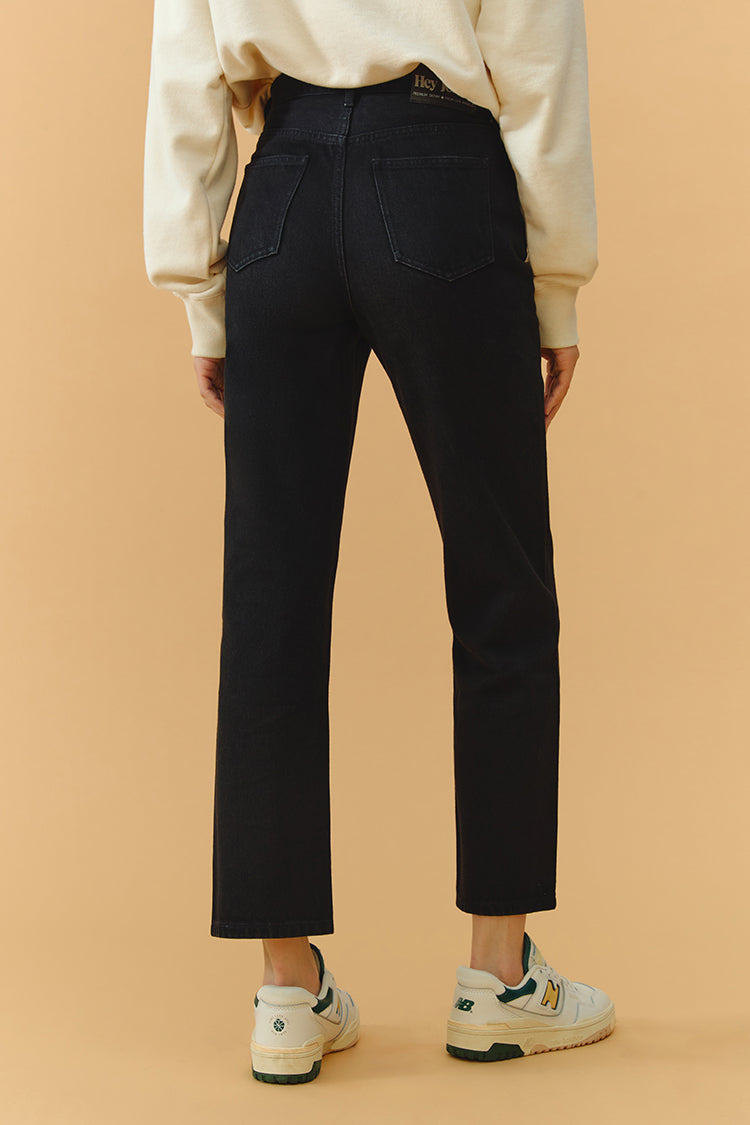 Chelsea High Rise Straight Crop Jeans | HJ005