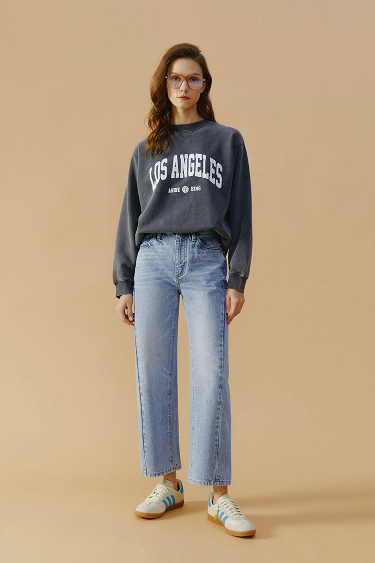 High-Line Curve Ankle Jeans | HJ016