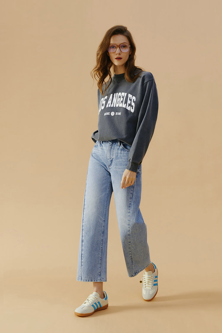 High-Line Curve Ankle Jeans | HJ016