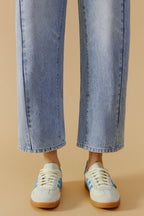 High-Line Curve Ankle Jeans | HJ016