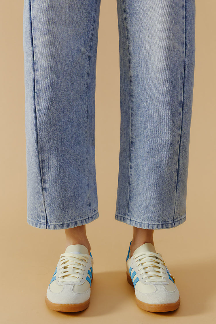 High-Line Curve Ankle Jeans | HJ016