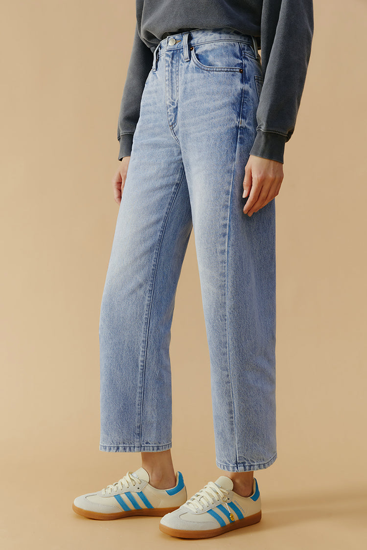High-Line Curve Ankle Jeans | HJ016