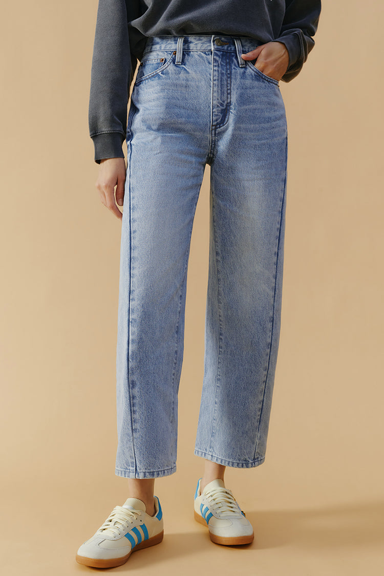 High-Line Curve Ankle Jeans | HJ016