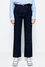 Manhattan High Rise Straight Ankle Jeans | HJ160