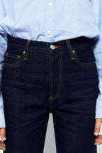 Manhattan High Rise Straight Ankle Jeans | HJ160