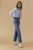 Chelsea High Rise Straight Crop Jeans | HJ005