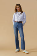 Chelsea High Rise Straight Crop Jeans | HJ005