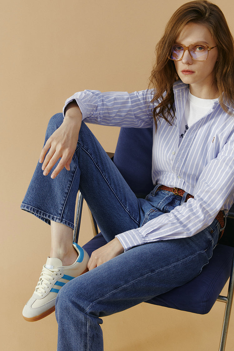 Chelsea High Rise Straight Crop Jeans | HJ005