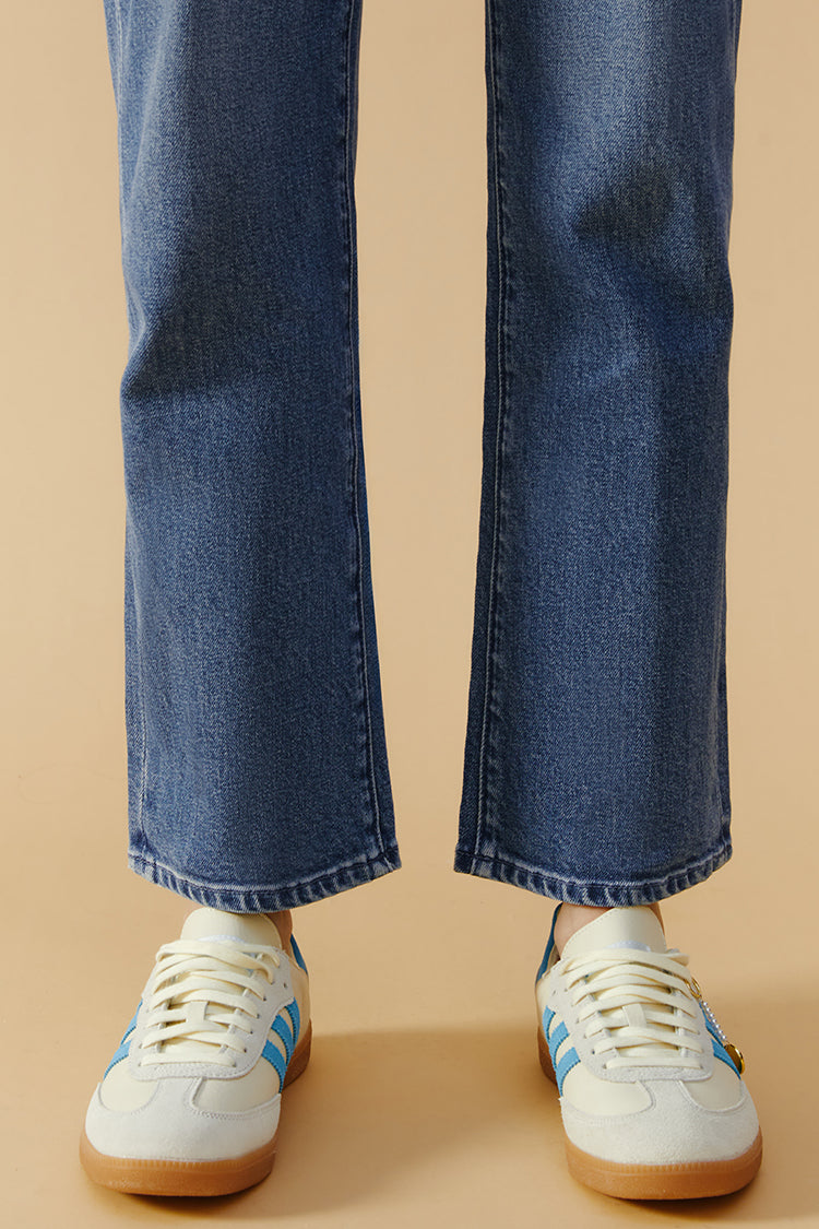 Chelsea High Rise Straight Crop Jeans | HJ005