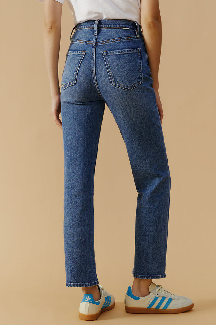 Chelsea High Rise Straight Crop Jeans | HJ005