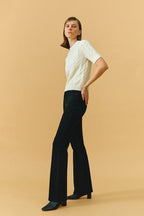 Barbara High Rise Bootcut Jeans | HJ004
