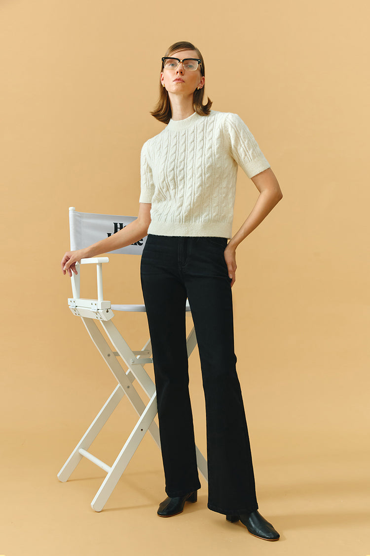 Barbara High Rise Bootcut Jeans | HJ004