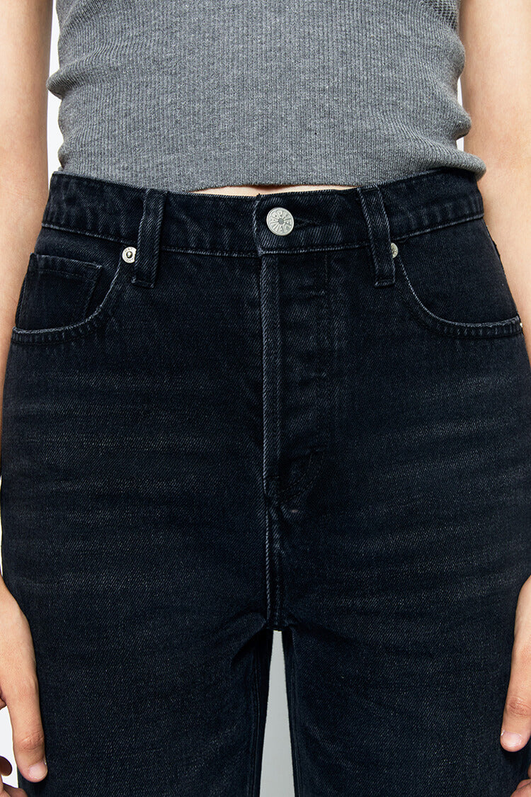 Manhattan High Rise Straight Ankle Jeans | HJ160