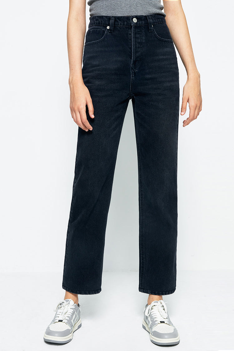 Manhattan High Rise Straight Ankle Jeans | HJ160