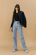 Coney Island Whitefish Tweed Wide Jeans | HJ007