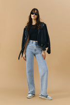 Coney Island Whitefish Tweed Wide Jeans | HJ007