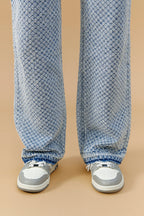 Coney Island Whitefish Tweed Wide Jeans | HJ007