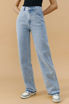 Coney Island Whitefish Tweed Wide Jeans | HJ007