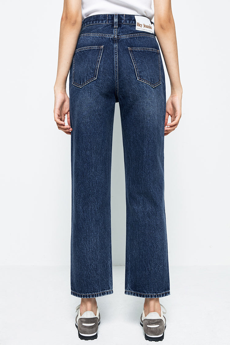 Chelsea High Rise Straight Crop Jeans | HJ005