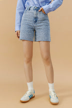 Venice Tweed High Rise Shorts | HJ803