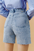 Venice Tweed High Rise Shorts | HJ803