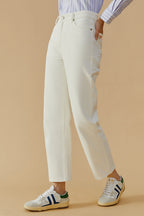 Manhattan High Rise Straight Ankle Jeans | HJ160