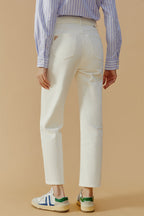 Manhattan High Rise Straight Ankle Jeans | HJ160