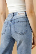 Manhattan High Rise Straight Ankle Jeans | HJ160
