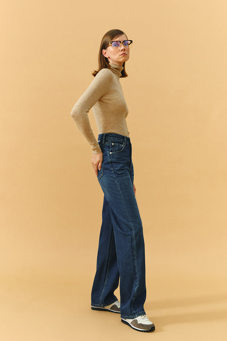 Coney Island Whitefish High Rise Wide Jeans | HJ007