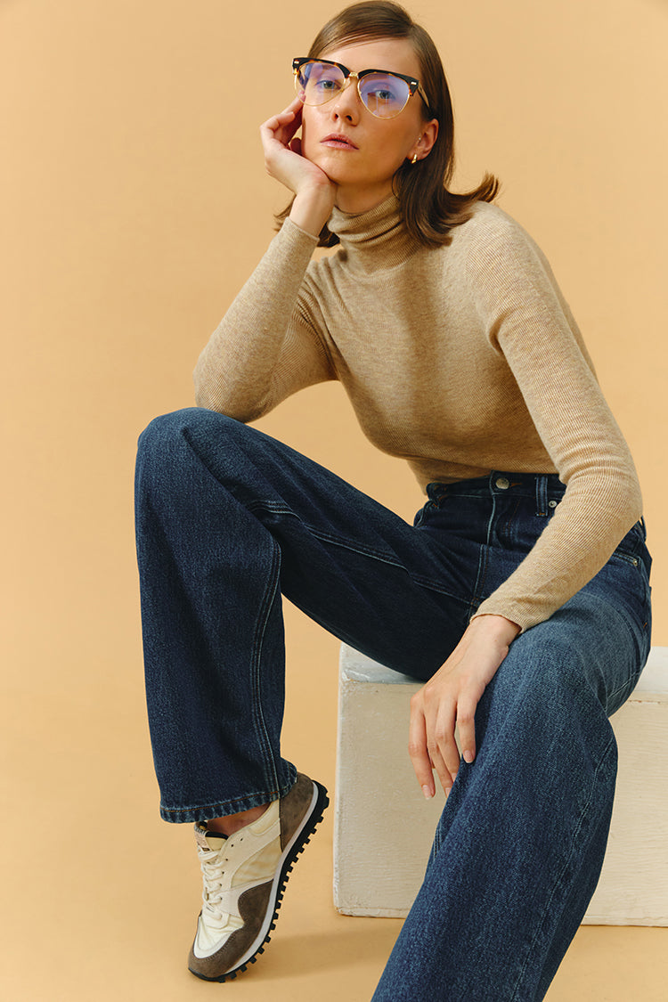 Coney Island Whitefish High Rise Wide Jeans | HJ007