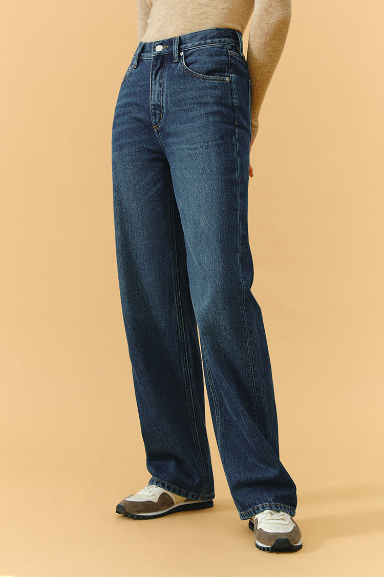 Coney Island Whitefish High Rise Wide Jeans | HJ007