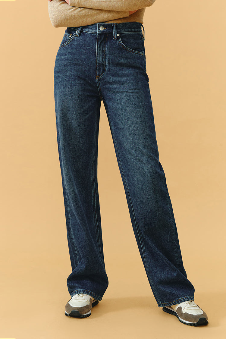 Coney Island Whitefish High Rise Wide Jeans | HJ007